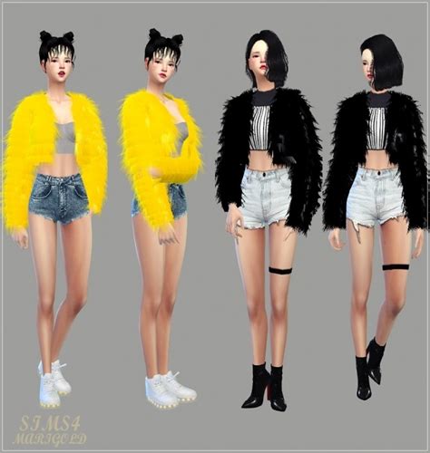 sims 4 fur jacket accessory.